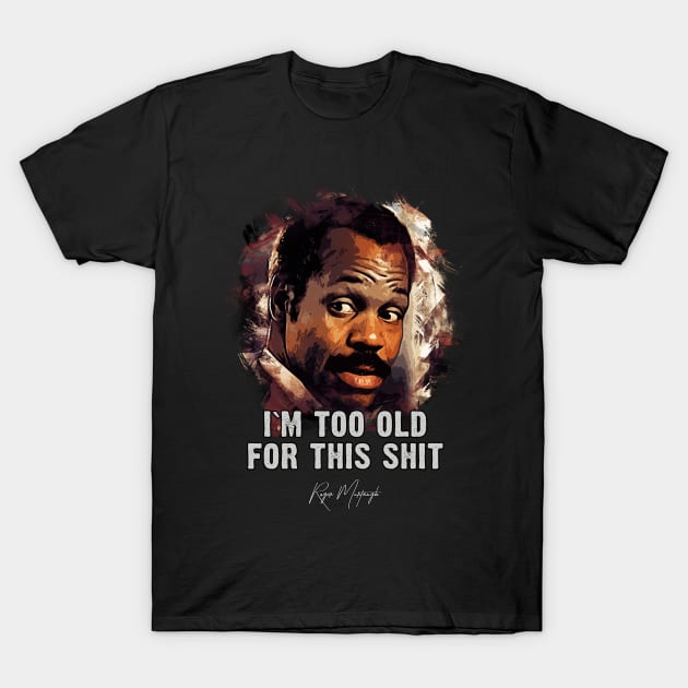 Danny Glover as Roger Murtaugh T-Shirt by Naumovski